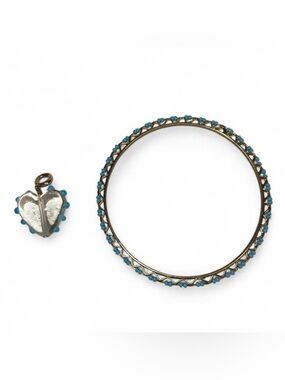 Matching Pendant and Bangle Set